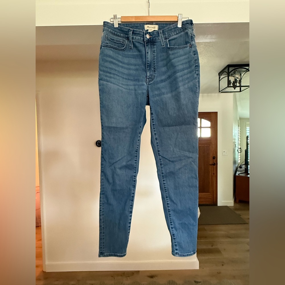 Women’s Madewell Mid-Rise Curvy Roadtripper Skinny Jeans 30T